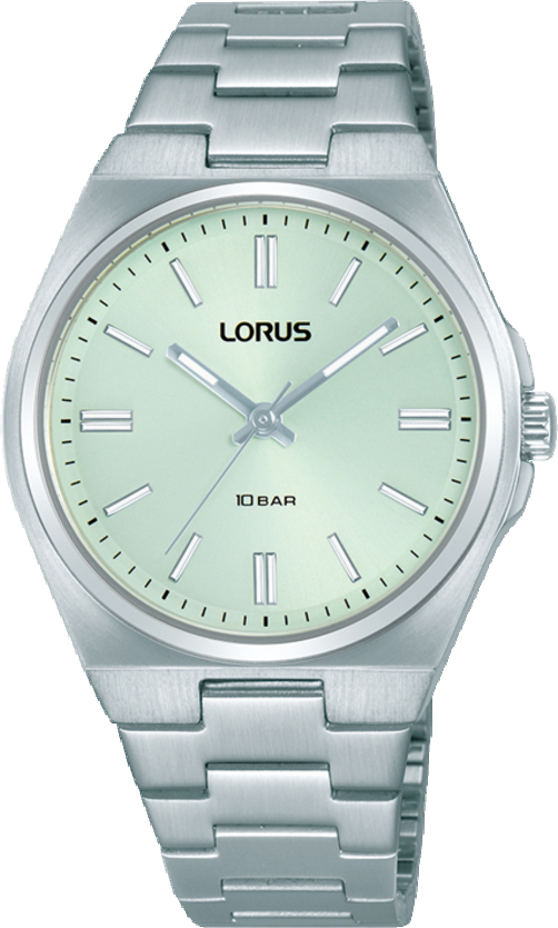Dit is een dameshorloge van het merk Lorus. Het is een analoog horloge gemaakt van staal. De diameter van de kast is 34 mm en de kast is 9.6 mm dik.
De verdere specificaties van het horloge zijn als volgt:
Kastvorm: rond
Kastkleur: zilverkleurig
Kastmateriaal: staal
Sluiting: vouwsluiting met drukker
Wijzerplaatkleur: groen
Glassoort: hardlex mineraal glas
Waterdichtheid: 10 ATM
Techniek: quartz