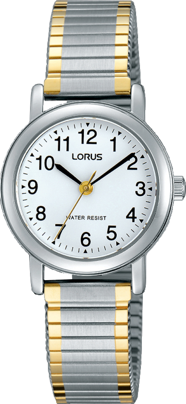 Dit is een dameshorloge van het merk Lorus. Het is een analoog horloge gemaakt van metaal. De diameter van de kast is 26 mm en de kast is 7.5 mm dik.
De verdere specificaties van het horloge zijn als volgt:
Kastvorm: rond
Kastkleur: zilverkleurig
Kastmateriaal: metaal
Bandbreedte: 13 mm
Bandlengte: 226 mm
Sluiting: geen, rekband
Wijzerplaatkleur: wit
Glassoort: hardlex mineraal glas
Techniek: quartz