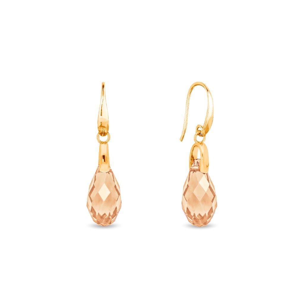 Spark BRIOLETTE Earrings gilded Golden Shadow 