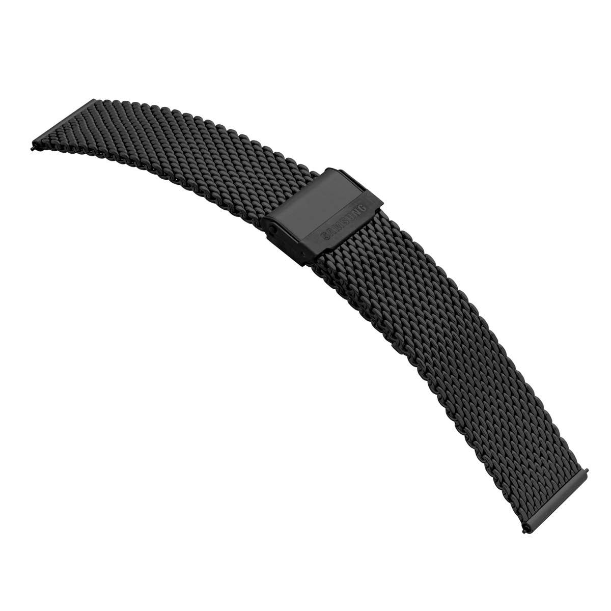 Samsung Galaxy Watch6 Milanese band SAB.R940BRM Zwart
Deze officiële Samsung horlogeband komt uit de Special Edition collectie en speciaal ontworpen voor de Galaxy Watch. De zwarte grove milanese band met de rechte aanzet kan gemakkelijk zelf worden bevestigd door de Easy Click Pushpin en heeft een aanzetmaat van 20mm. Deze band is geschikt voor de kast grootte van 44mm. De band is in lengte verstelbaar en heeft een klapsluiting met extra beveiliging. De Galaxy Watch is stof- en spatwaterdicht en 5ATM gecertificeerd, waardoor er ook mee gezwommen kan worden.

Highlights:
- Stalen milanese band
- Kleur: Zwart
- Klapsluiting
- Aanzet 20mm
- Easy click