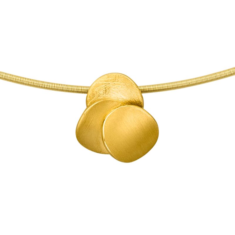 14kt gouden hanger 3 blaadjes