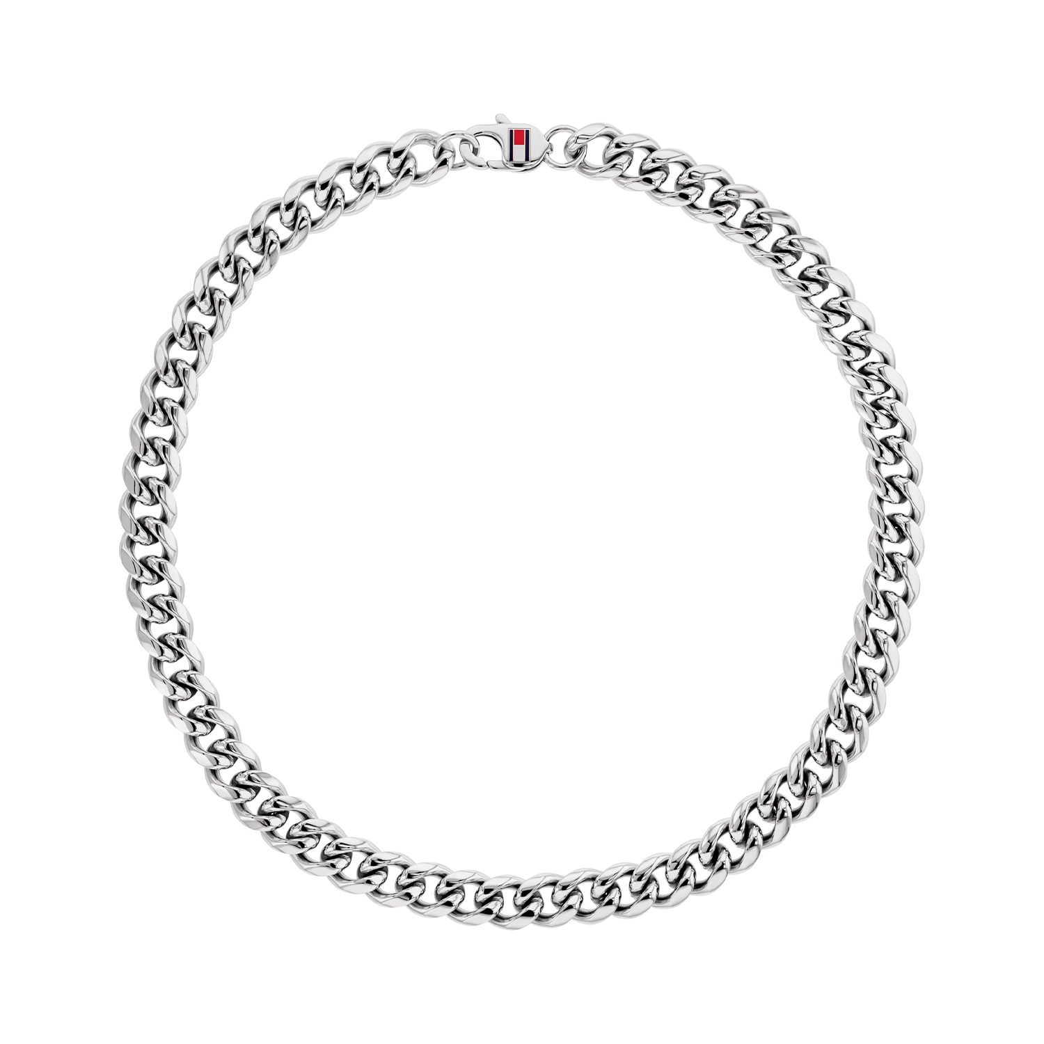 Tommy Hilfiger Jewels TJ2790604 Ketting Heren Staal 45cm
Deze ketting van Tommy Hilfiger uit de jewelry serie WILD met nr: TJ2790604 is een opvallend stoer model. De stalen heren gourmet schakelketting heeft grove schakels en sluit met een karabijnslot waar het gekeurde Tommy logo in verwerkt is. De lengte van deze ketting is 45cm. Ook leuk te combineren met andere sieraden van Tommy Hilfiger.

Het merk:
Tommy Hilfiger is wereldwijd één van de grootste designer lifestyle merken en is internationaal bekend om haar classic American cool stijl. De sieraden zijn voor dames en heren met een eigen stijl, die niet bang zijn om dit aan de wereld te laten zien.

Specificaties:
- Stalen grove goudkleurige ketting 
- Gourmet schakel
- Lengte 45cm
- Heren sieraad
