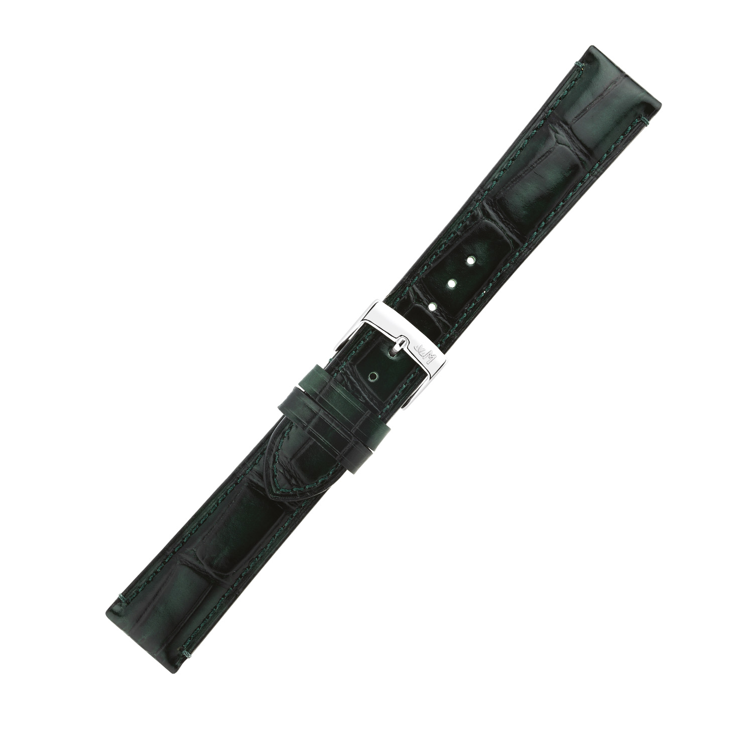 De Morellato Horlogeband Tiepolo PMX071TIEPOLO22 heeft een alligatorprint en is gemaakt van echt kalfsleer in een groene kleur. Met een breedte van 22mm is het een standaard modelcategorie. Dit hoogwaardige bandje is ideaal om uw horloge een luxueuze en elegante uitstraling te geven. Draag het bij zowel casual als formele gelegenheden om uw stijl te accentueren.