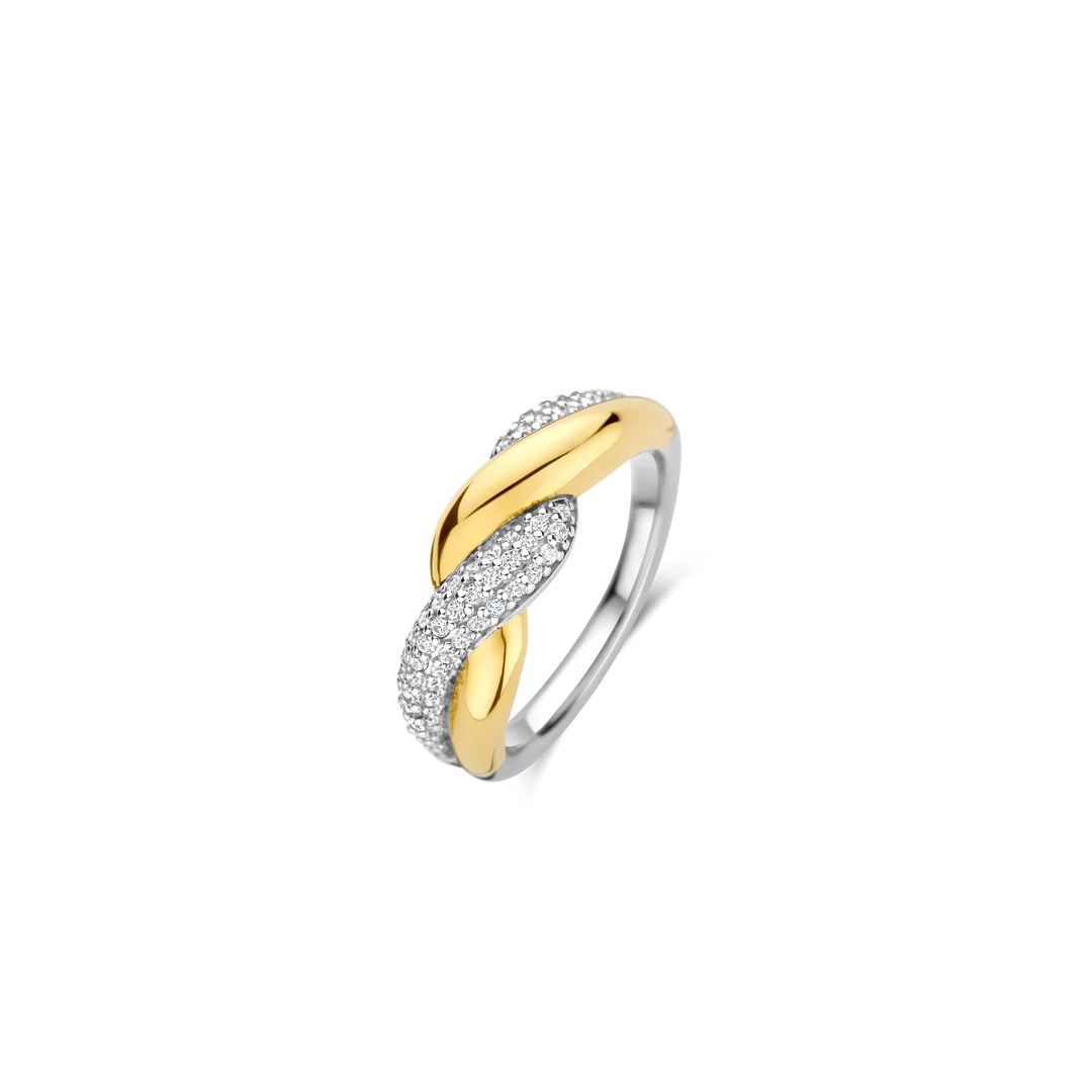 Zilver Vergulde Ring