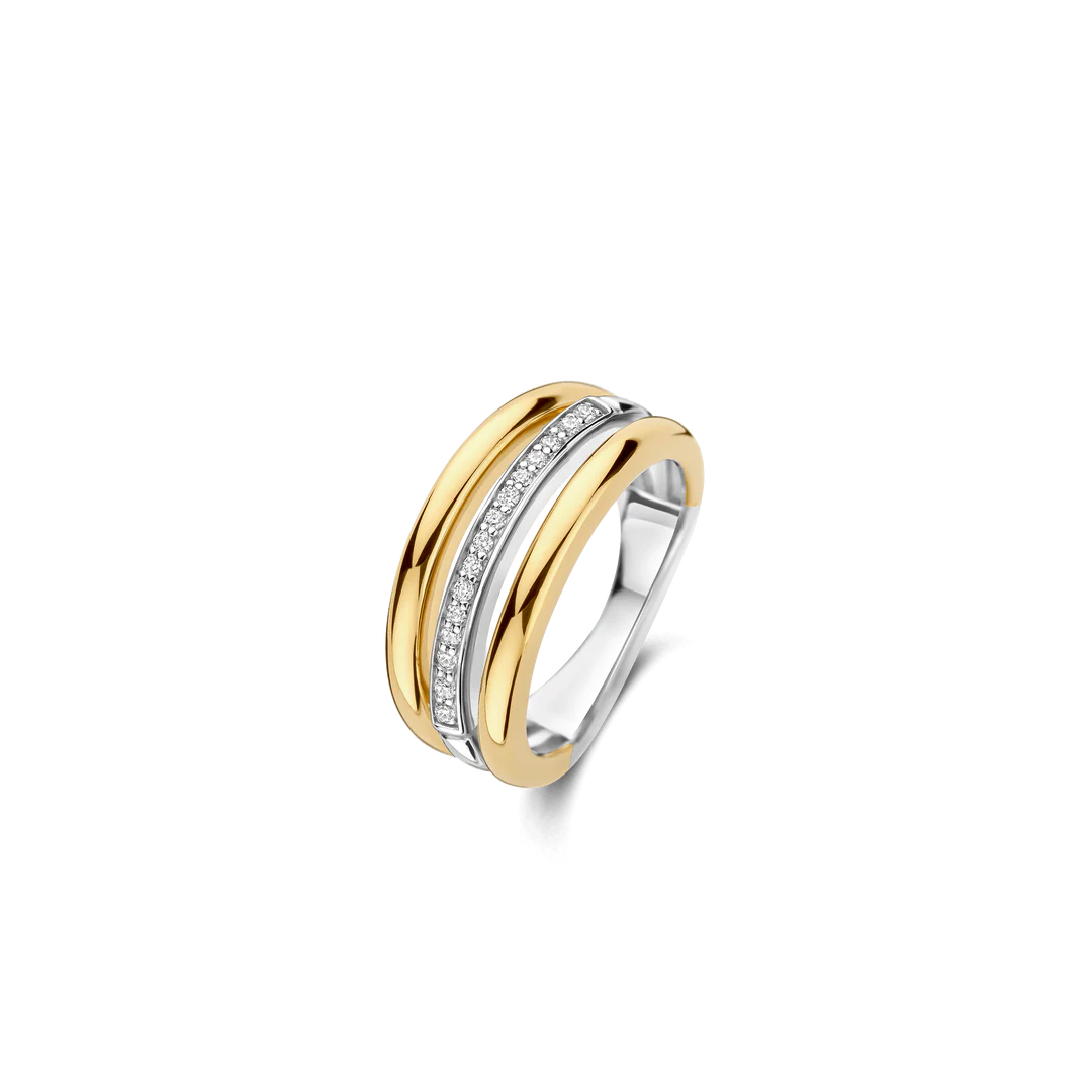 Zilver Vergulde Ring