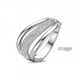 Ring in zilver met zirconia van het merk Orage 