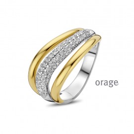 Ring in bi-color van het merk Orage 