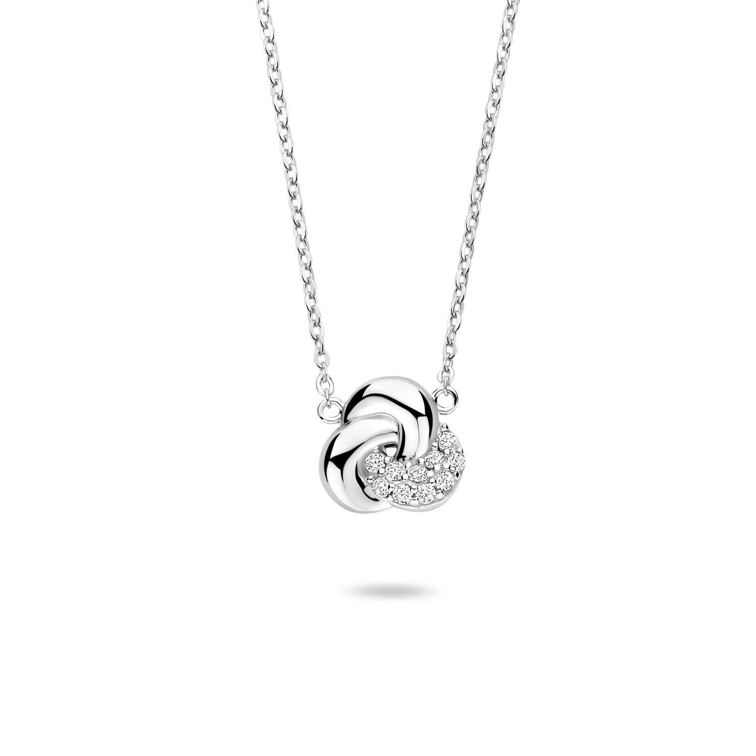 Rosa di Luca 624.156 Collier met Knoop met Zirkonia