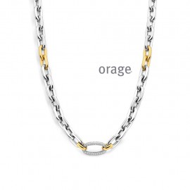 Ketting in zilver met zirconia van het merk Orage 