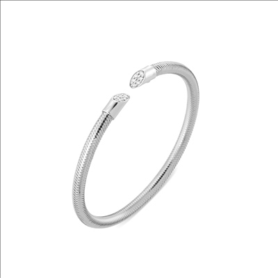 NOBILE

BRACELET 18KT WHITE GOLD
Gold 4.31 Gr
DM 0.12 Kt
steel 1.00 Kt