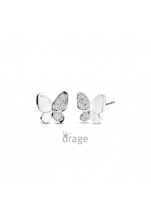 Deze Orage Kids Oorstekers zijn zilverkleurige, nikkelvrije oorbellen, gemaakt van 925 sterling zilver. Perfect voor gevoelige oren. Combineer deze subtiele vlinderstuds met casual of feestelijke outfits voor een speelse touch. Ze zijn eenvoudig in en uit te doen, wat zorgt voor dagelijks draagcomfort. Een charmante keuze voor jonge oorbelliefhebbers!