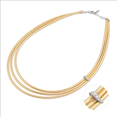 NOBILE

NECKLACE 18KT.GOLD
Gold 20.60 Gr
DM 0.12 Kt
steel 7.05 Kt