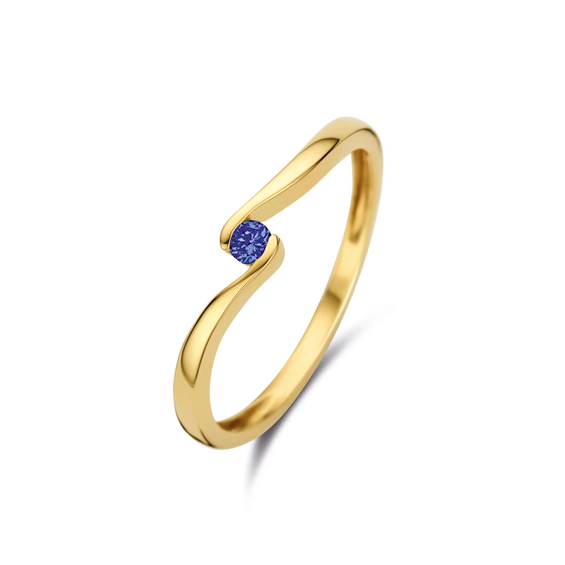 Bernstein ring 
edelsteen blauw saffier 
slag stapelring 
199.884