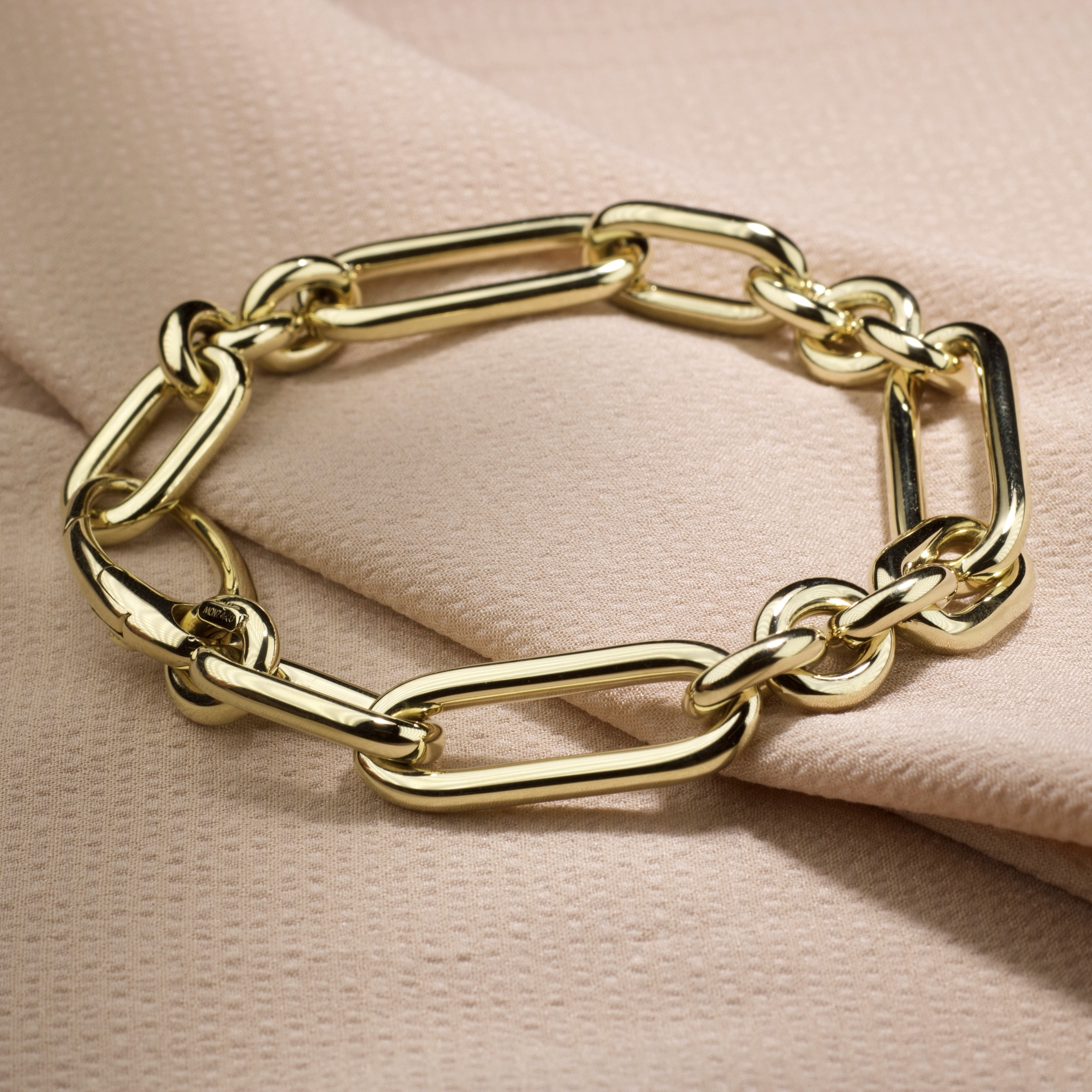 Armband in geel goud 14 k van het Italiaanse merk Monzario