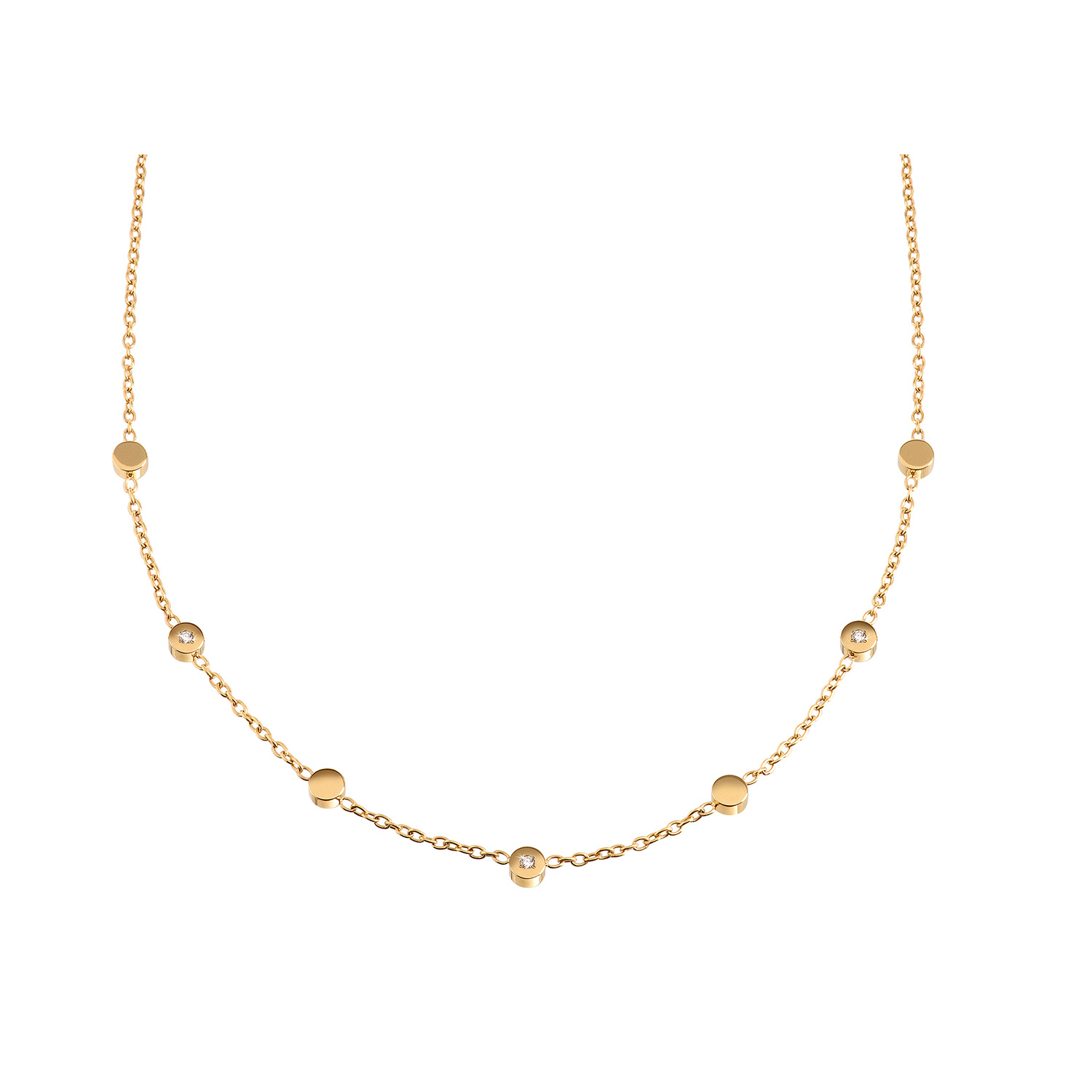 Boccia Titanium 08075-04 Collier
Deze unieke titanium ketting van Boccia Titanium is een mooie toevoeging aan je sieradencollectie! Wat deze titanium ketting uniek maakt, is dat er 5 glanzende goudkleurige ronde kastjes tussen de ankerschakel ketting verdeeld zitten waarvan er 3 gevuld zijn met een diamant van 0,05ct. Een heel chique geheel. Combineer de ketting met het bijpassende armband en oorbellen voor een complete look. De lengte is 49cm.

HET MERK
Boccia Titanium is het titanium merk van Nederland, dat zijn oorsprong in Duitsland vindt en is opgericht in het jaar 1992. Ontwikkeld door internationale ontwerpers. Alle titanium componenten van de BOCCIA TITANIUM collectie zijn gemaakt van 99,7% puur titanium; het bijzondere materiaal. Het is licht in gewicht, neemt de temperatuur van de huid aan en is zeer huidvriendelijk. Bovendien is het corrosie- en temperatuurbestendig.

SPECIFICATIES
- Ketting 45cm 08075-04
- Puur titanium met diamant
- Goudkleurig
- 49cm
- Diamant 0,15ct