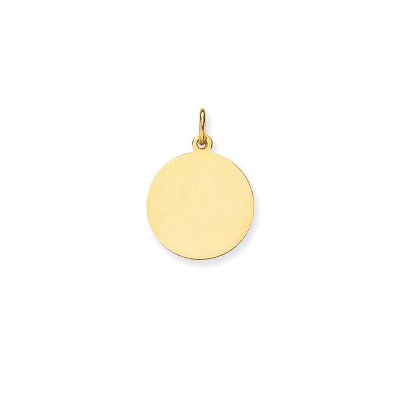 GLOW - Graveerplaatje - Goud rond 16mm