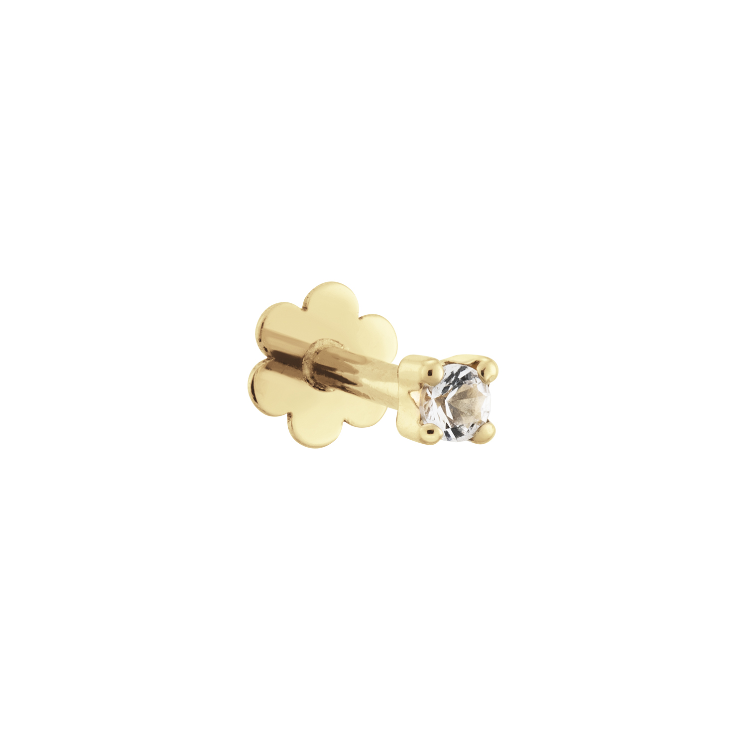 De 14 karaat gouden Square White Topaz piercing met 2 schroefstaafjes en een bloemetje als achterkant, maken het in- en uitdoen heel makkelijk! Je kunt ze ook inhouden als je gaat slapen. Voeg als finishing touch een piercing toe aan je Jackie earparty!

Tropical Paradise
Dat Jackie van reizen houdt is geen geheim. Voor haar 14 karaat gouden sieradencollectie heeft zij zich deze keer laten inspireren door de tropen.
Haar Tropical Paradise collectie biedt een mix van elegantie en avontuur. Voel de zon schijnen waar je ook bent!

Weelderige jungles, azuurblauwe oceanen en de schittering van de zon op witte zandstranden: de ontwerpen met edelstenen zijn een weerspiegeling van Jackie’s mooiste herinneringen. Of het een dag op kantoor is of een avondje uit, deze sieraden voegen een vleugje exotische allure toe aan elke gelegenheid.

Het merk
Jackie is hét 14 karaat gouden on trend sieradenmerk. De collecties zijn geïnspireerd op de reizen die ik maak, van stedentrips tot exotische oorden. Elk gouden sieraad is helemaal van nu, handgemaakt door Europese goudsmeden en vervaardigd van overwegend gerecycled goud met echte edelstenen en zoetwaterparels. Elke collectie is dan ook met veel liefde en passie samengesteld. Mijn Jackie sieraden zijn de perfecte finishing touch voor iedere outfit!

Specificaties
- Oorsieraad wit topaas
- Materiaal: 14 Karaat - Geelgoud - 585
- Lengte 3mm