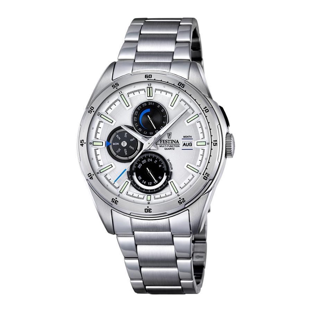Horloge festina staal heren chrono F16876/1