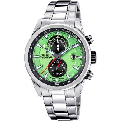 F20694/3 Festina horloge heren chrono groen