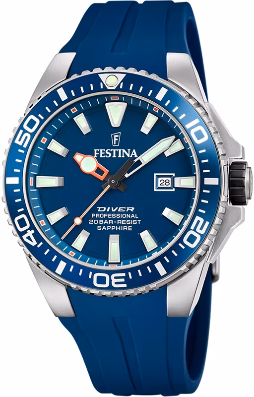 F20664/1 Festina horloge duiker blauw