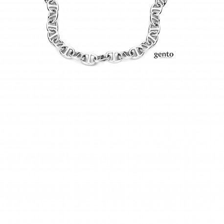 KETTING EDELSTAAL WIT 45CM A41A00