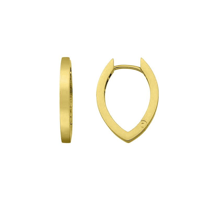 Gd oorring &ldquo;rombo plano&rdquo; 19mm 