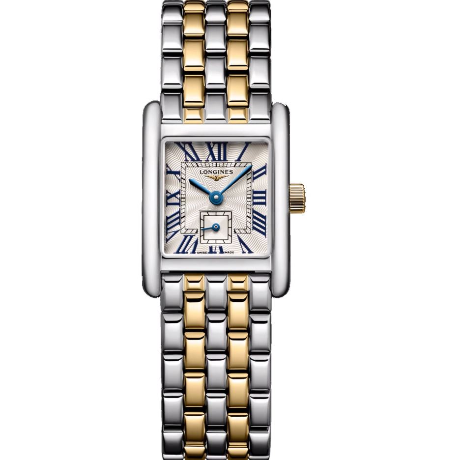 De Longines Mini DolceVita L52005707 is een stijlvolle polshorloge die elegantie en verfijning uitstraalt. Dit horloge uit de categorie "WATCH" heeft een compact ontwerp en is perfect voor een subtiele, maar modieuze uitstraling. Draag het om de pols voor formele gelegenheden of als dagelijks accessoire voor een vleugje luxe.