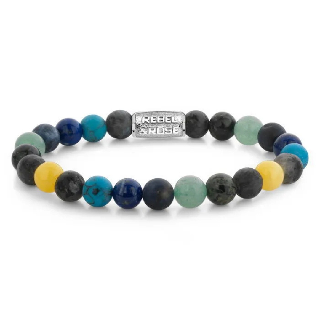 Rebel & Rose - Ocean Reef - 8mm Large - RR-80118-S-L
