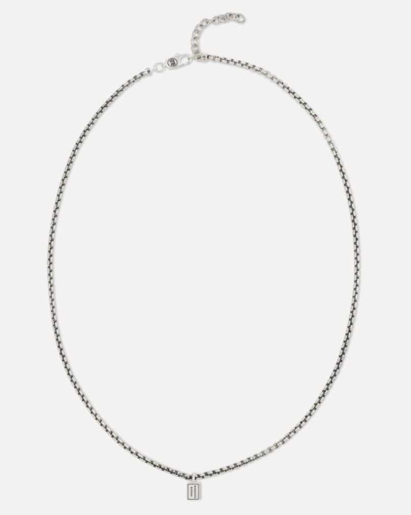 925 Sterling Silver Buddha to Buddha collier met een lengte van 61-65 cm Stacking Venetian.