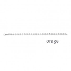 Armband in zilver met zirconia