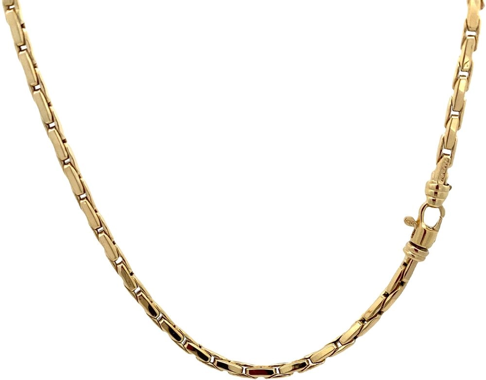 Monzario - 14kt geelgoud 3mm anker lang gerekt - 1293-C GEEL