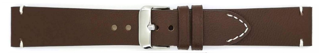 Het BBS horlogeband beschikt over de volgende kenmerken: een donkerbruine kleur, gemaakt van echt leer, biedt een standaard model en heeft een bandbreedte van 18 mm. Ideaal te dragen met horloges die een elegante uitstraling behoeven en een 18 mm breedte vereisen. Geschikt voor zowel casual als formele gelegenheden.