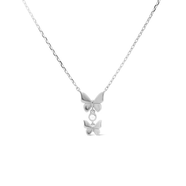 Karma collier FONE Butterfly | zilver | zirkonia | T330S