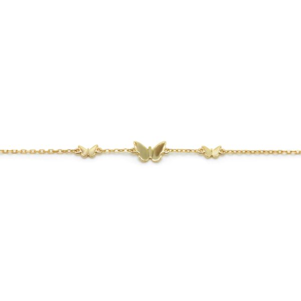 Karma armband FONE Butterfly | zilver verguld | 16-19cm | 94170