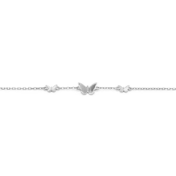 Karma armband FONE Butterfly | zilver | 16-19cm | 94170S
