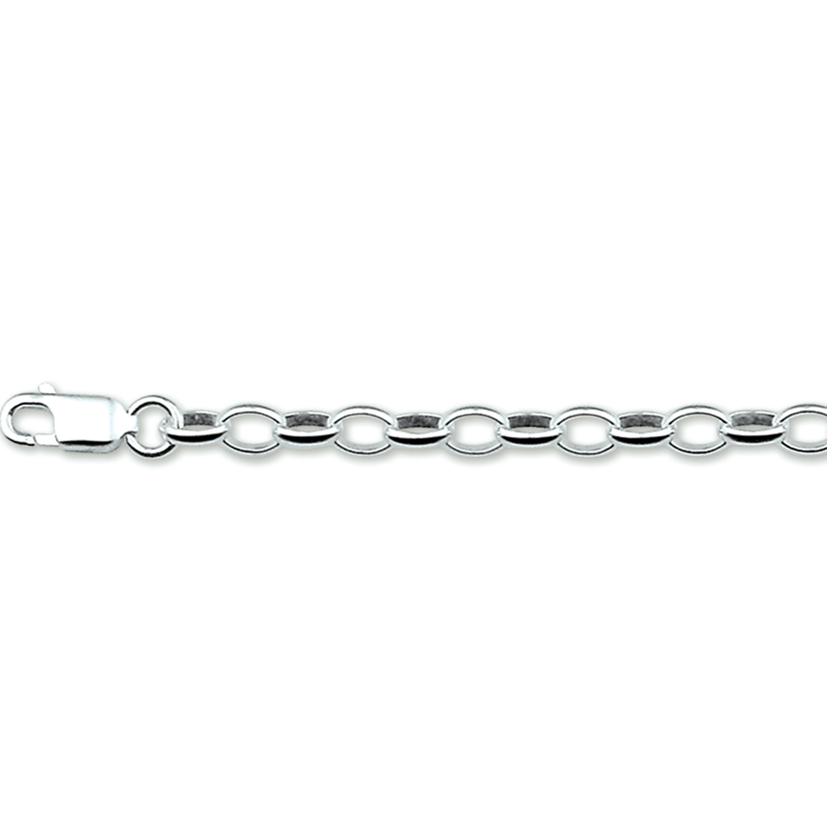 De Zilver jasseron armband, is een verfijnde zilveren armband met een breedte van 3,7 mm. Het weegt 3,4 gram en heeft een glanzende afwerking. Het is het perfecte sieraad voor dagelijks gebruik of speciale gelegenheden. Draag het elegant solo of combineer het met andere armbanden voor een gelaagde look.