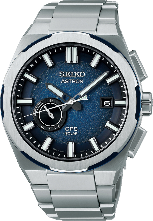 Dit is een herenhorloge van het merk Seiko. Het is een analoog horloge gemaakt van titanium. De diameter van de kast is 43 mm en de kast is 12 mm dik.
De verdere specificaties van het horloge zijn als volgt:
Kastvorm: rond
Kastkleur: zilverkleurig
Kastmateriaal: titanium
Bandbreedte: 14 mm
Bandlengte: 268 mm
Sluiting: vouwsluiting met drukker
Wijzerplaatkleur: blauw
Glassoort: saffier glas
Waterdichtheid: 10 ATM
Techniek: GPS solar