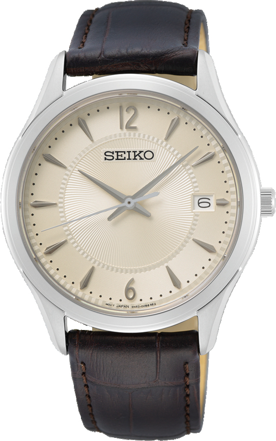 Dit dameshorloge is van het merk Seiko. Het is een analoog horloge gemaakt van staal. De diameter van de kast is 26 mm en de kast is 7 mm dik.
De verdere specificaties van het horloge zijn als volgt:
Glassoort: hardlex mineraal glas
Bandbreedte: 12
Kastmateriaal: staal
Waterdichtheid: 3 ATM
Techniek: quartz