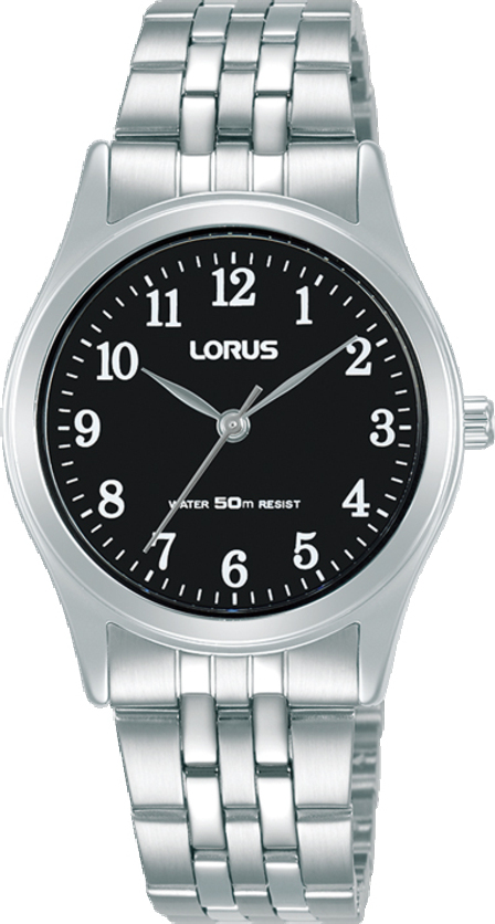 Dit is een dameshorloge van het merk Lorus. Het is een analoog horloge gemaakt van metaal. De diameter van de kast is 30 mm.