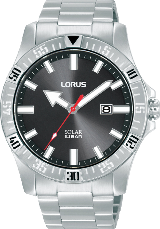 Dit is een herenhorloge van het merk Lorus. Het is een analoog horloge gemaakt van staal. De diameter van de kast is 42 mm en de kast is 11.1 mm dik.
De verdere specificaties van het horloge zijn als volgt:
Kastvorm: rond
Kastkleur: zilverkleurig
Kastmateriaal: staal
Sluiting: vouwsluiting met drukker
Wijzerplaatkleur: zwart
Glassoort: hardlex mineraal glas
Waterdichtheid: 10 ATM
Techniek: solar