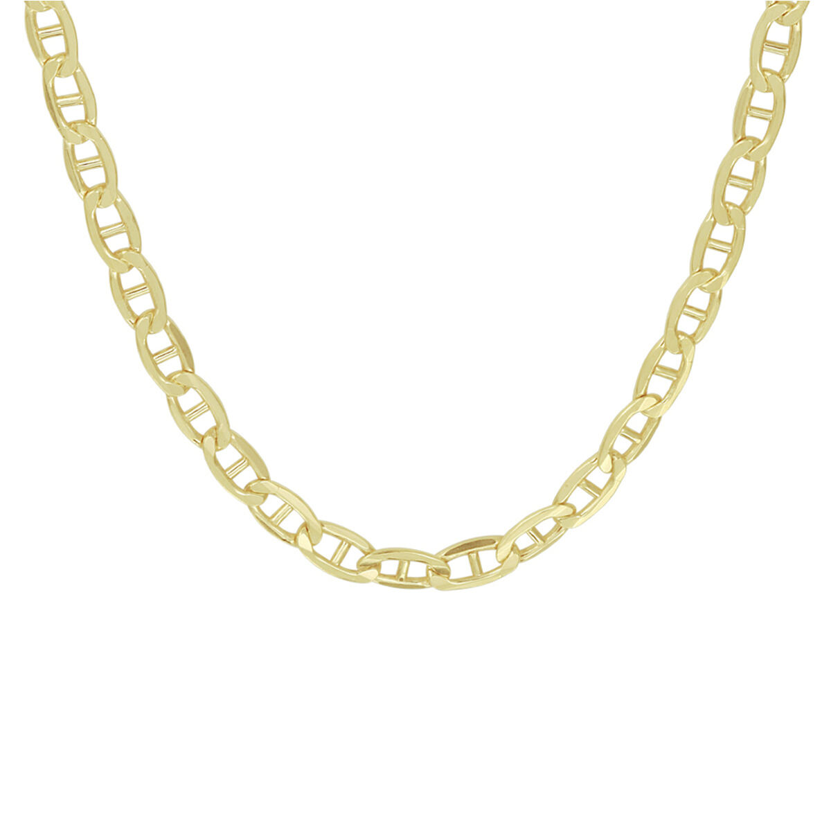 14k geelgoud anker schakel collier50 cm