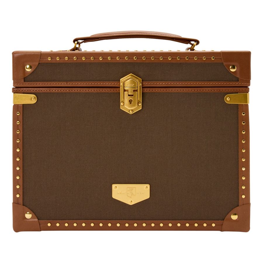 Geïnspireerd door Ida’s reizen door Scandinavië met haar reiskoffer. Ida is een sieradendoos in trunk-stijl, met een buitenkant van gerecycled canvas in luxe, gedempte tinten en afgewerkt met top grain leren accenten en ladegrepen. De perfecte combinatie van elegantie en functionaliteit.