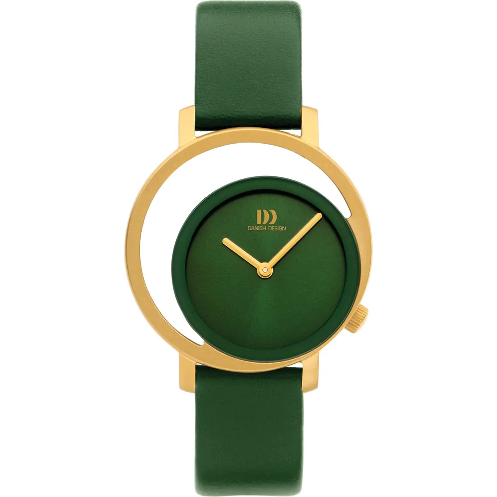 Dit Danish Design horloge heeft een kast gemaakt van Roestvrijstaal met een diameter van 32 mm en is voorzien van een leren band. In de kast bevindt zich een Miyota kwaliteitsuurwerk en is afgewerkt met Mineraalglas.

Het horloge is 3ATM. Dit betekent dat het horloge spatwaterdicht is.. Verder wordt het horloge geleverd met 2 jaar garantie.