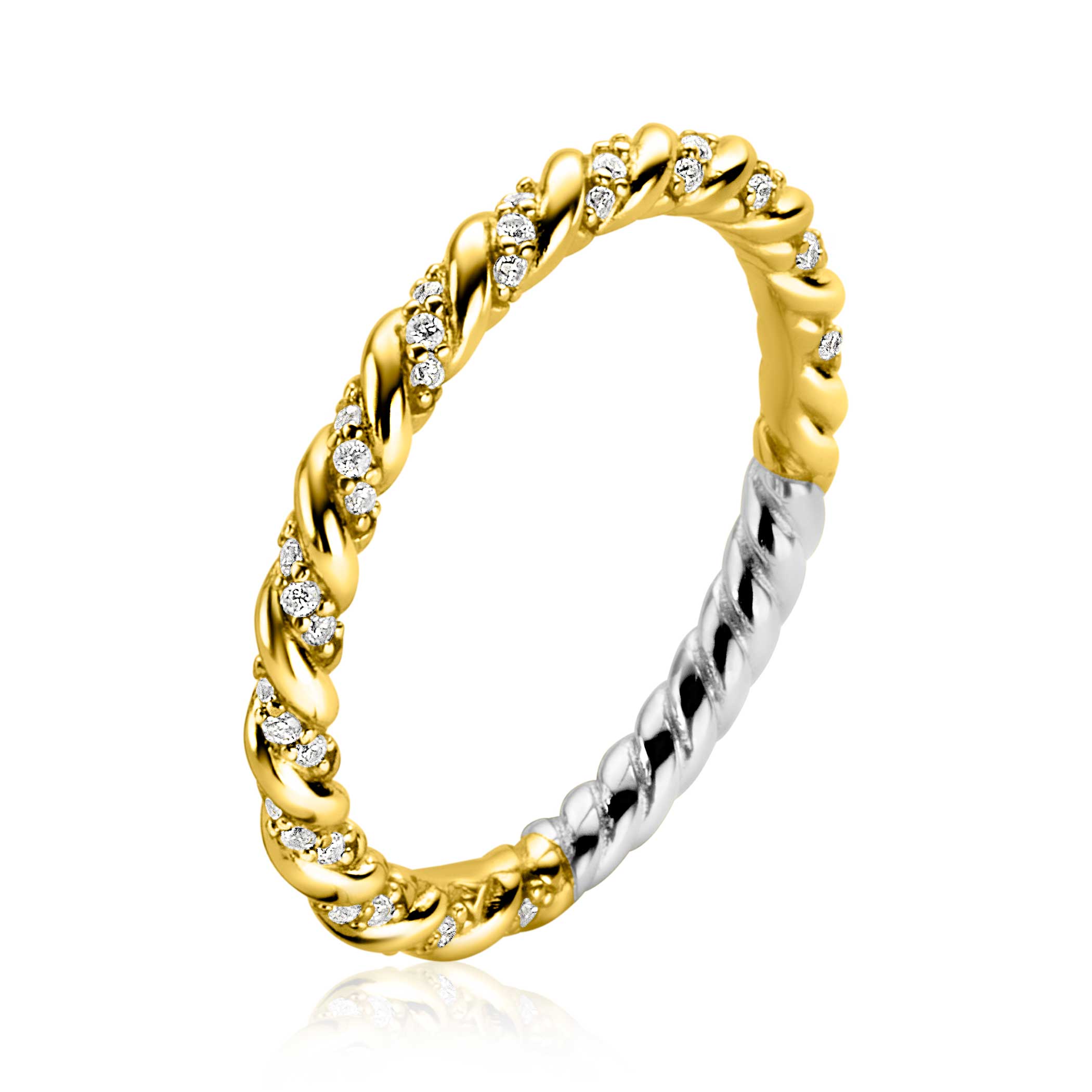 De ZIR ring, een prachtige aanvulling op onze sieradencollectie, biedt een elegante manier om uw stijl te accentueren. Draag deze verfijnde ring solo voor een minimalistich effect of combineer met andere ringen voor een gedurfde look. Perfect voor zowel dagelijkse als speciale gelegenheden. Voeg een vleugje luxe aan uw dagelijkse outfit toe!