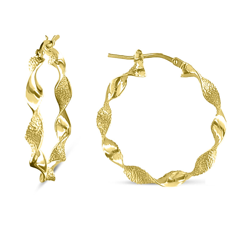 MY iMenso Creolen oorringen "Trasformato 30mm" Goud