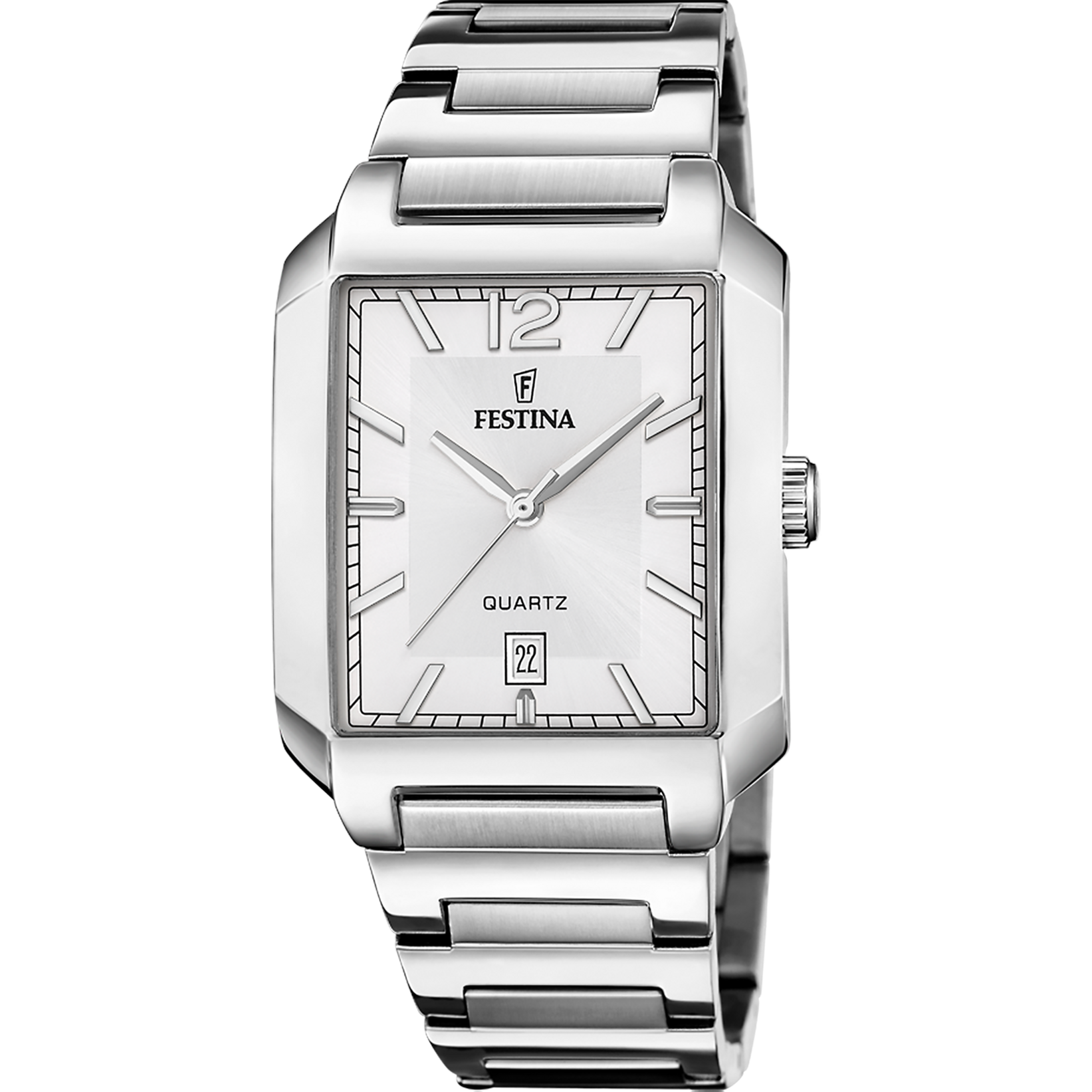 De Festina Horloge Heren F20677/2 is een stijlvolle polshorloge met een kastgrootte van 40 mm. Het horloge heeft een zilverkleurige metalen armband en biedt een handige datumfunctie. Draag deze elegante tijdmeter bij zowel formele als casual outfits om uw pols een verfijnde uitstraling te geven. Perfect voor elke gelegenheid!