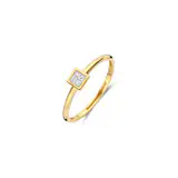 BLUSH GEELGOUDEN RING ZIRKONIA 1274YZI/54