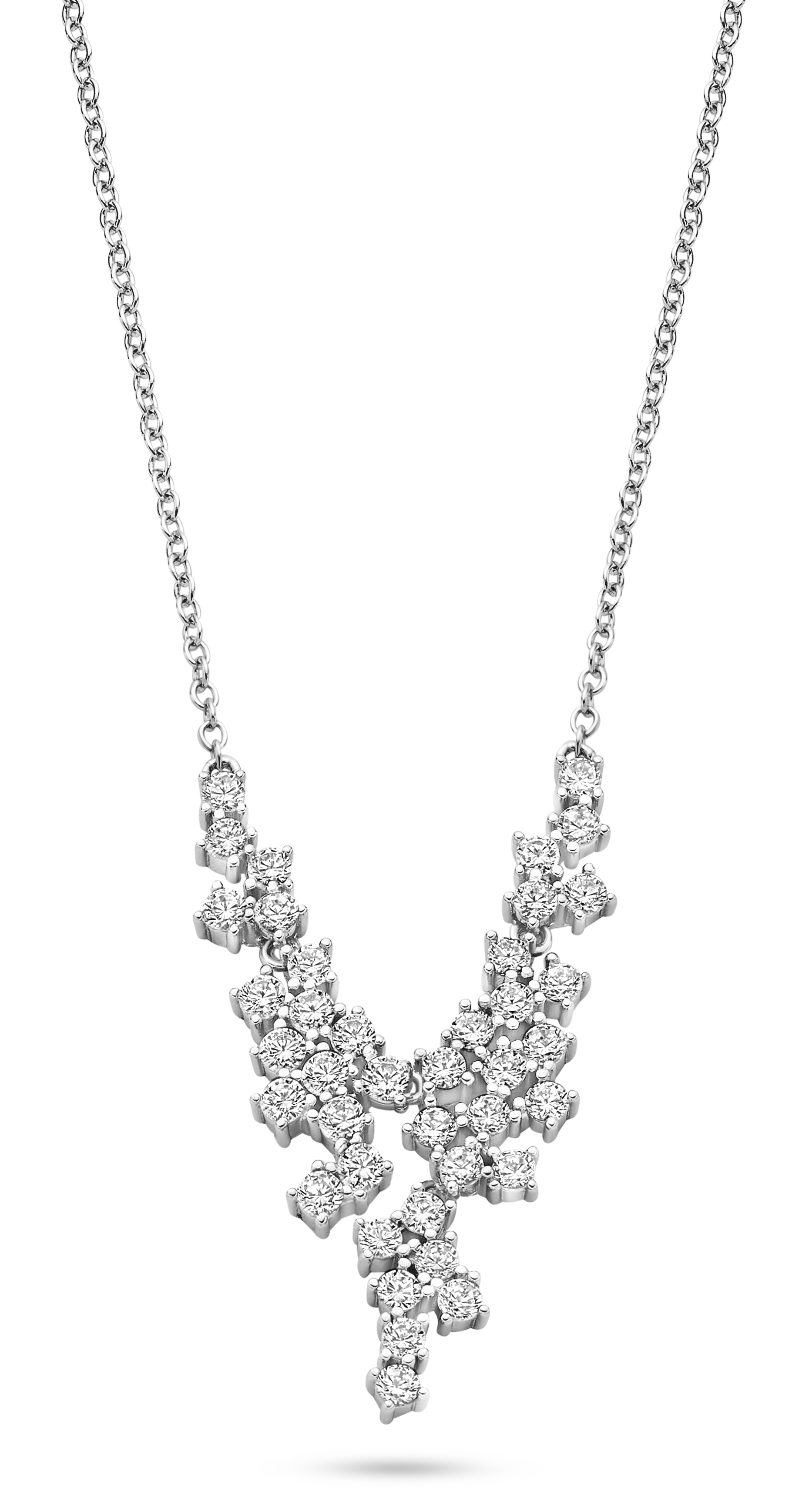 Zilveren collier met zirkonia's van het merk Silver Rose
Materiaal: 925 zilver
