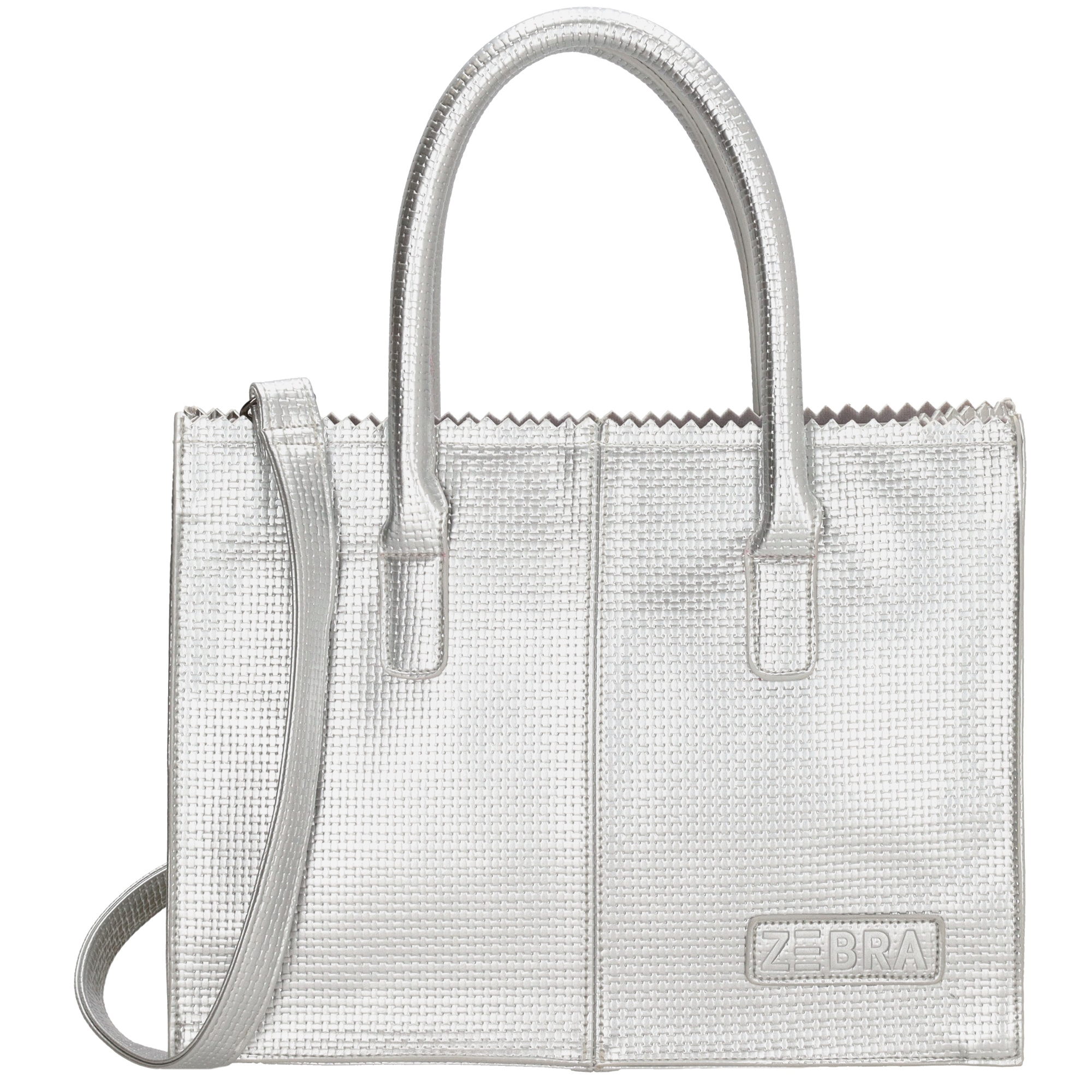 Deze Zebra handtas is een mooi en trendy item. De tas is perfect voor dagelijks gebruik, maar voor een gelegenheid is die ook ideaal! Door het strakke design valt de tas overal mee te combineren. De handtas heeft een mooi printje wat 'm net weer even wat anders maakt. Bij de handtas zit een verstelbare en afneembare schouderband, zo draag je de tas op jouw manier. Voeg jij deze parel toe aan jouw tassencollectie? 

De eigenschappen van deze handtas zijn: 

Hoofdvak met ritssluiting
Dubbel handvat 
Verstelbare en afneembare schouderband