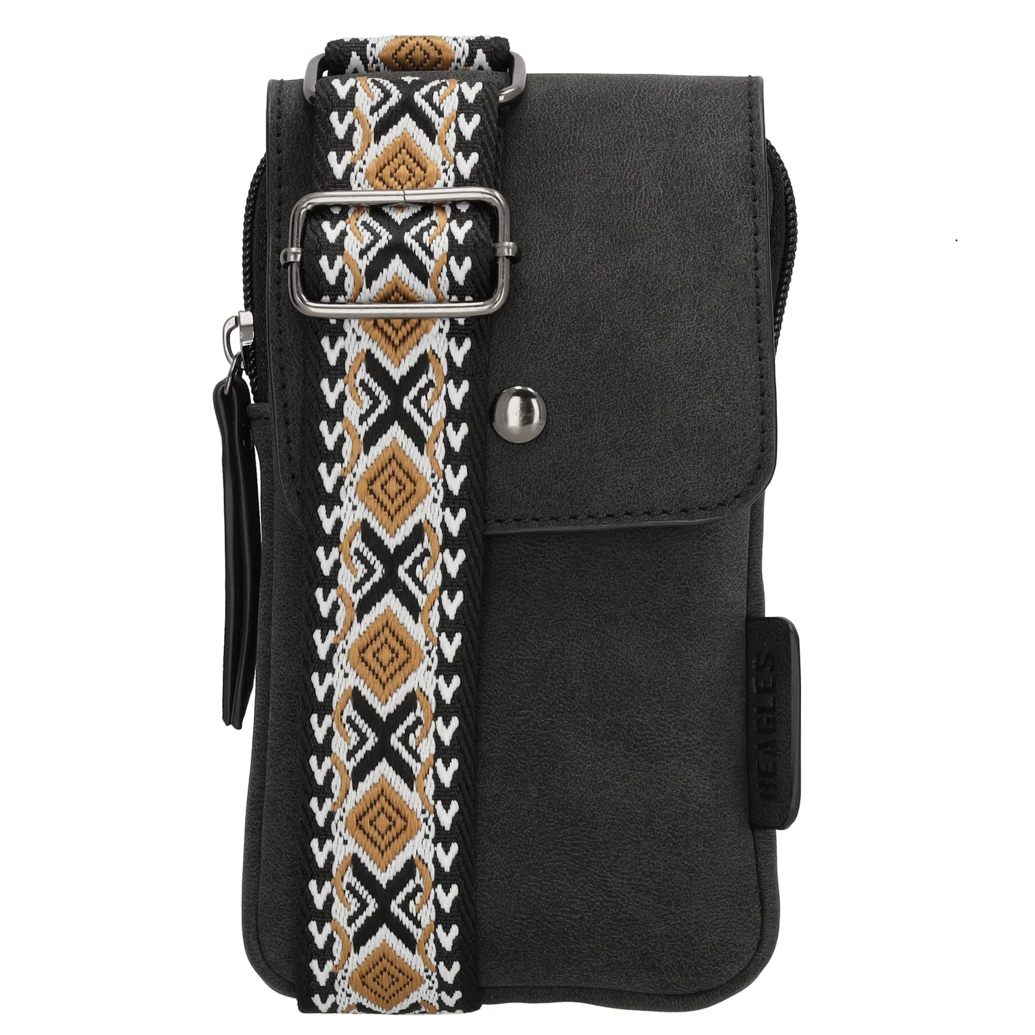 Super makkelijk en leuk, het telefoontasje van Beagles Originals. Perfect voor een avondje uit. Dit tasje beschikt over een ruim aantal vakjes voor onder andere pasjes en andere kleine dingetjes, zodat je alles goed kan bewaren bij elkaar. De superleuke schouderband maakt het helemaal af en scoort het bij elke outfit. De tas is verkrijgbaar in verschillende kleuren. Al met al het perfecte telefoontasje voor jou!